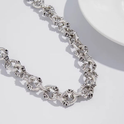 Skull Original Silver Wallet Chain
