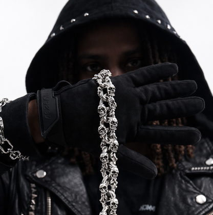 Skull Original Silver Wallet Chain