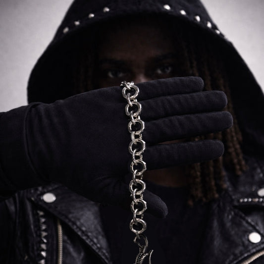 X-Nut Silver Wallet Chain