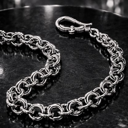 X-Nut Silver Wallet Chain