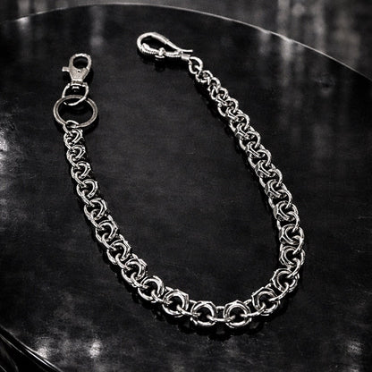 X-Nut Silver Wallet Chain
